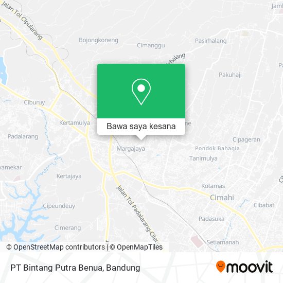 Peta PT Bintang Putra Benua
