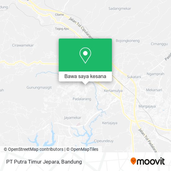 Peta PT Putra Timur Jepara