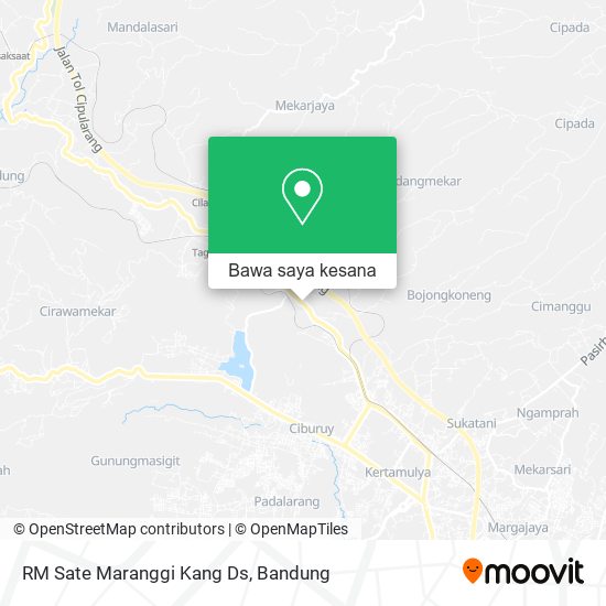 Peta RM Sate Maranggi Kang Ds