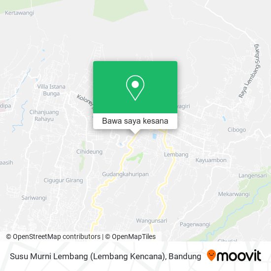 Peta Susu Murni Lembang (Lembang Kencana)