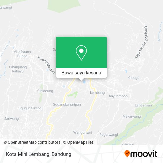 Peta Kota Mini Lembang