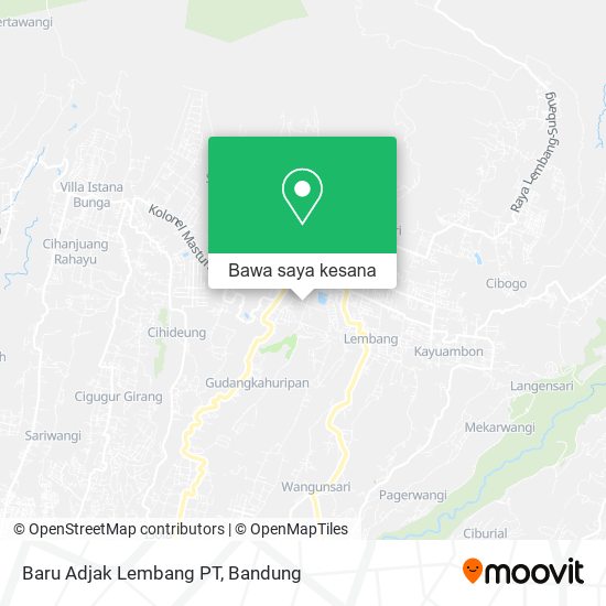 Peta Baru Adjak Lembang PT