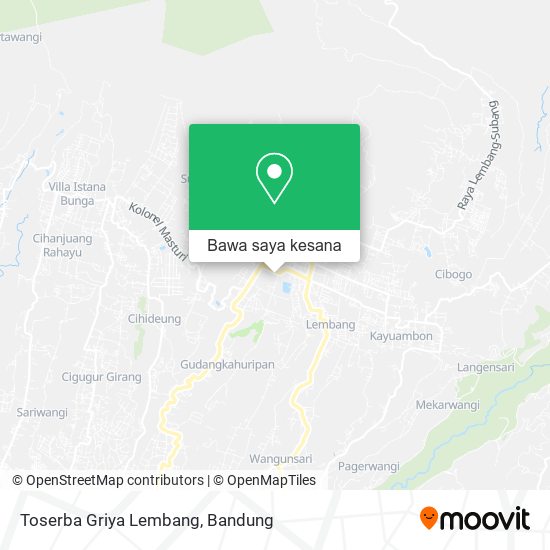 Peta Toserba Griya Lembang