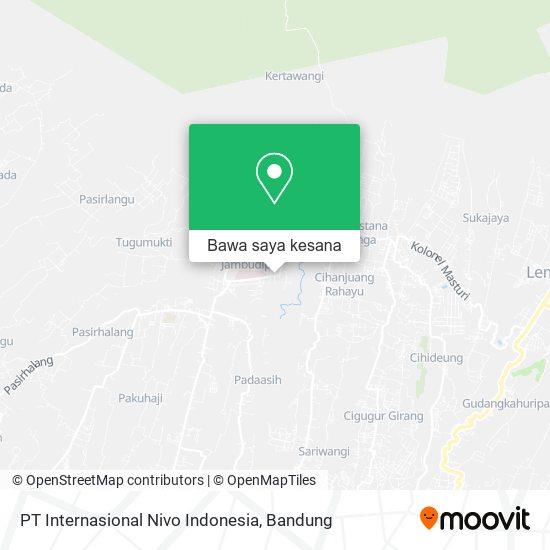 Peta PT Internasional Nivo Indonesia