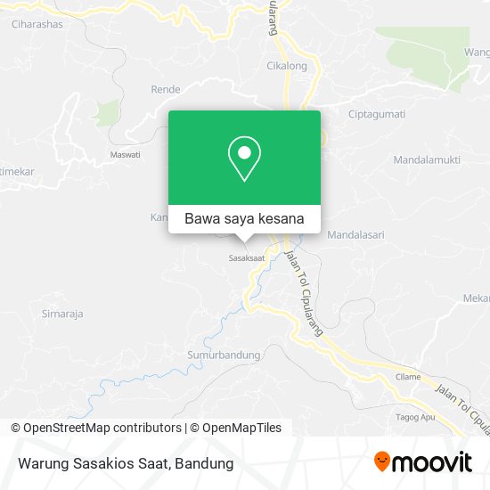 Peta Warung Sasakios Saat