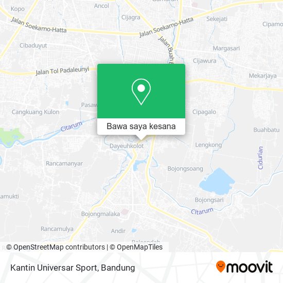 Peta Kantin Universar Sport