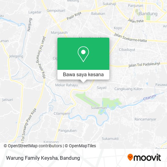 Peta Warung Family Keysha