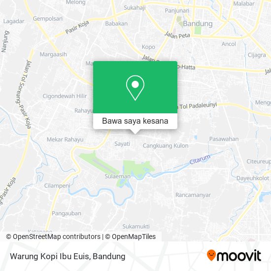 Peta Warung Kopi Ibu Euis