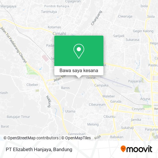 Peta PT Elizabeth Hanjaya