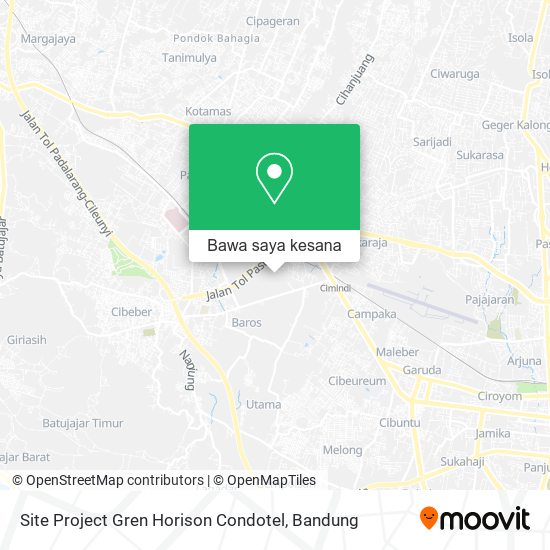 Peta Site Project Gren Horison Condotel