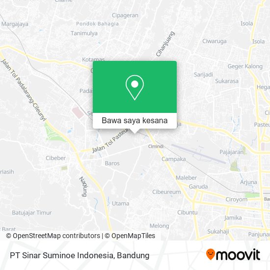 Peta PT Sinar Suminoe Indonesia