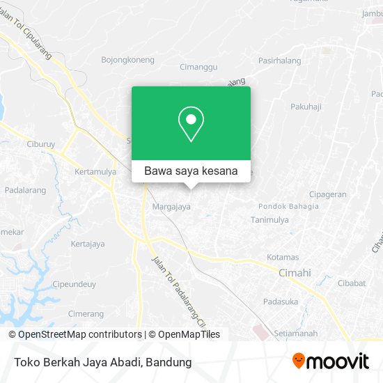Peta Toko Berkah Jaya Abadi