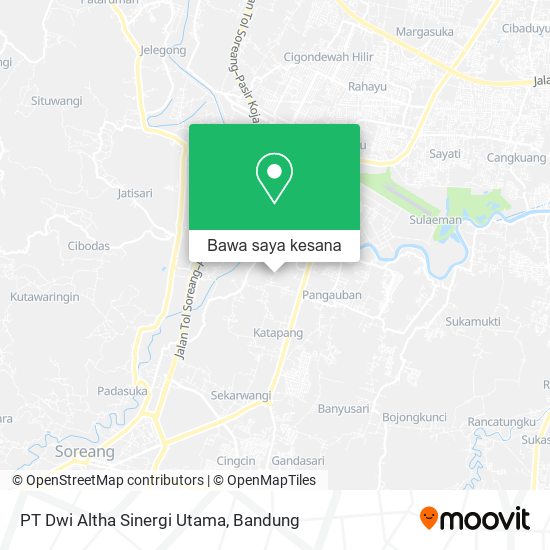 Peta PT Dwi Altha Sinergi Utama
