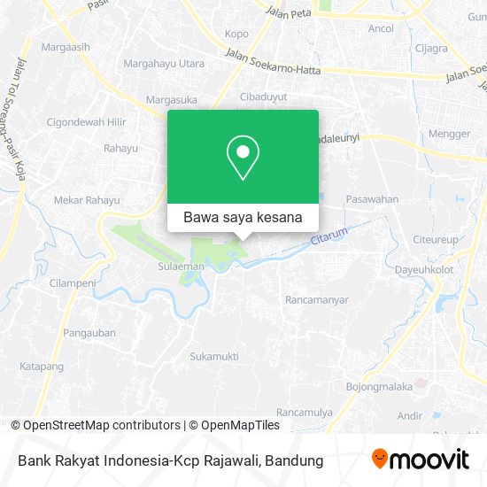 Peta Bank Rakyat Indonesia-Kcp Rajawali
