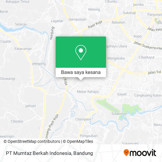 Peta PT Mumtaz Berkah Indonesia