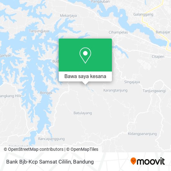Peta Bank Bjb-Kcp Samsat Cililin