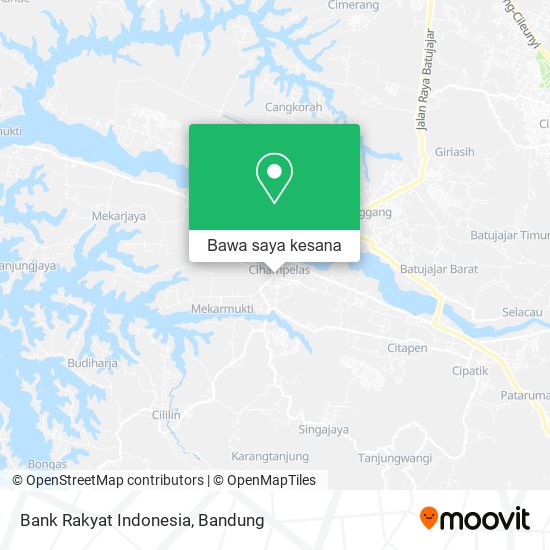 Peta Bank Rakyat Indonesia