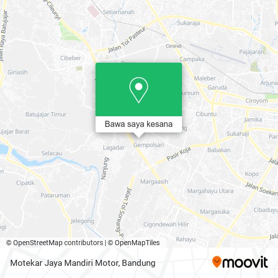 Peta Motekar Jaya Mandiri Motor