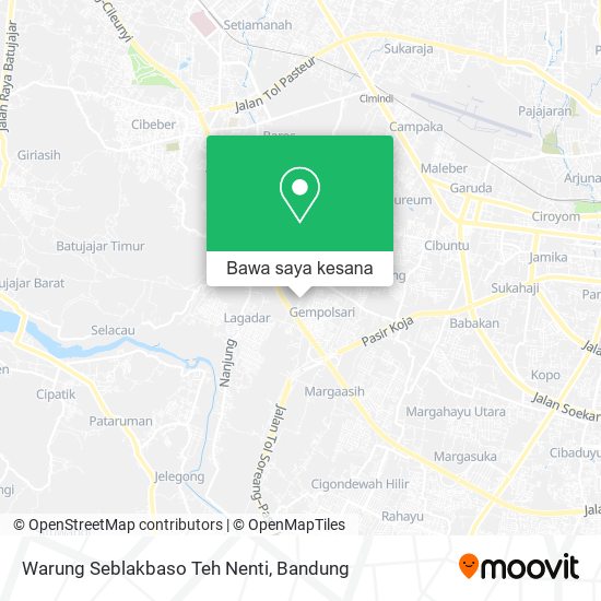 Peta Warung Seblakbaso Teh Nenti
