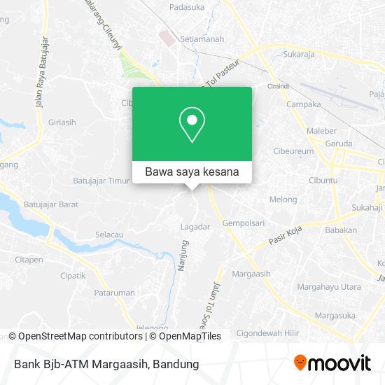 Peta Bank Bjb-ATM Margaasih