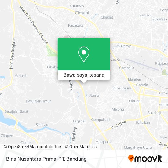 Peta Bina Nusantara Prima, PT