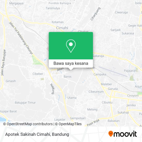 Peta Apotek Sakinah Cimahi