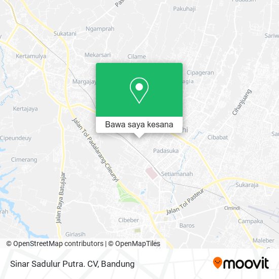 Peta Sinar Sadulur Putra. CV