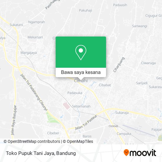 Peta Toko Pupuk Tani Jaya