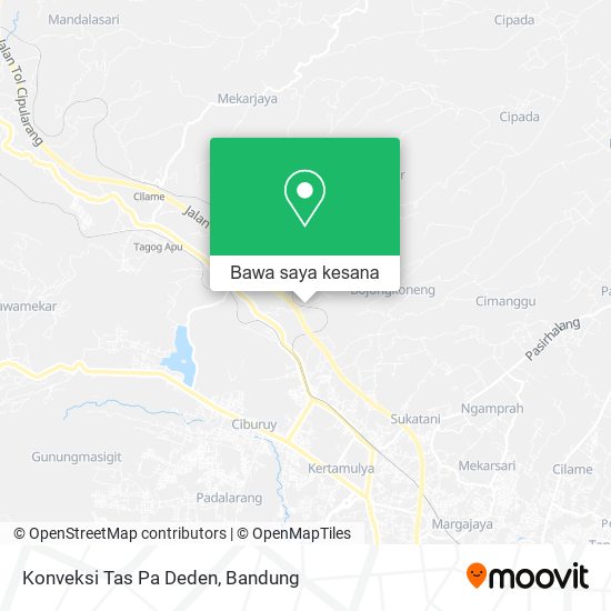 Peta Konveksi Tas Pa Deden
