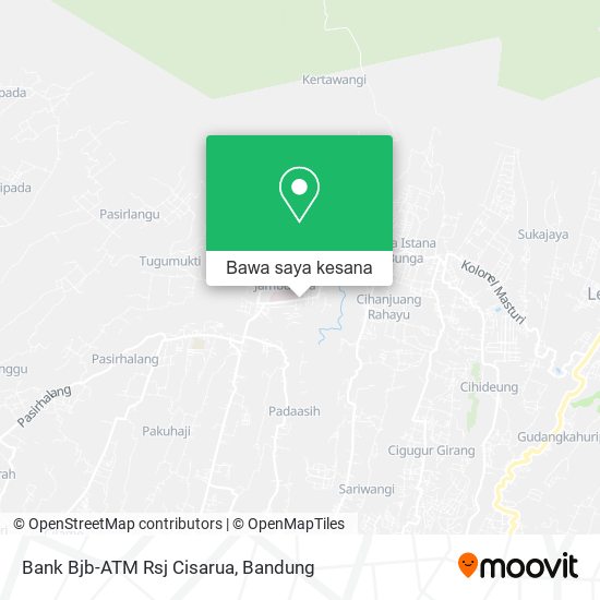 Peta Bank Bjb-ATM Rsj Cisarua
