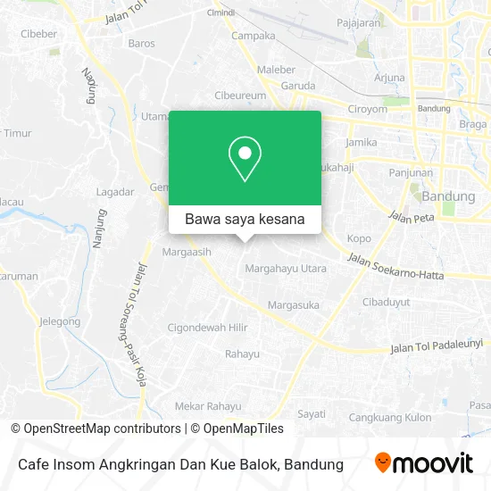 Peta Cafe Insom Angkringan Dan Kue Balok