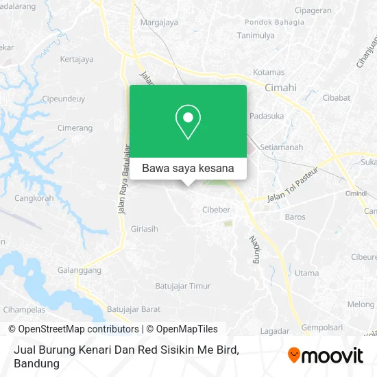 Peta Jual Burung Kenari Dan Red Sisikin Me Bird
