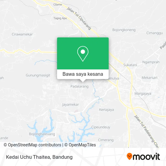 Peta Kedai Uchu Thaitea
