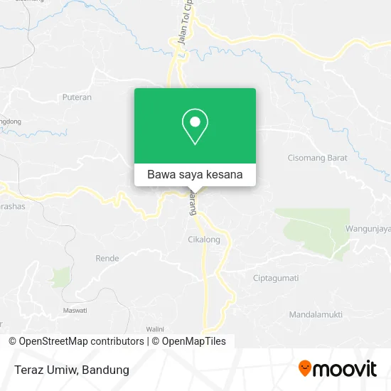 Peta Teraz Umiw