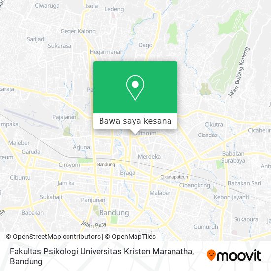 Peta Fakultas Psikologi Universitas Kristen Maranatha