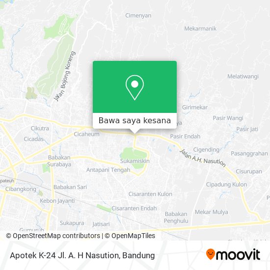 Peta Apotek K-24 Jl. A. H Nasution