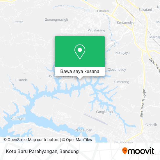 Peta Kota Baru Parahyangan