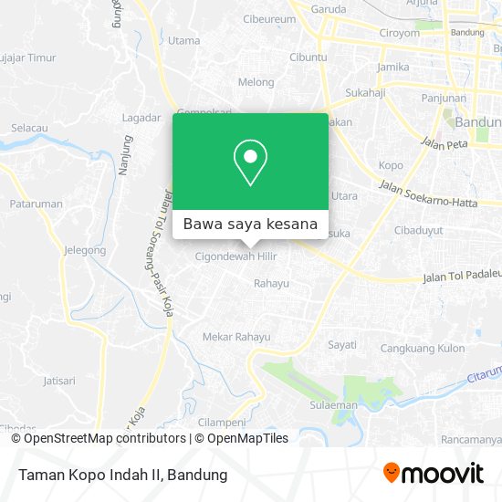 Peta Taman Kopo Indah II