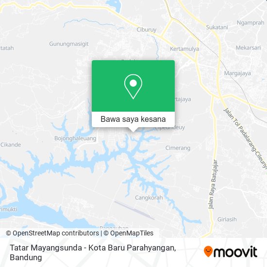 Peta Tatar Mayangsunda - Kota Baru Parahyangan