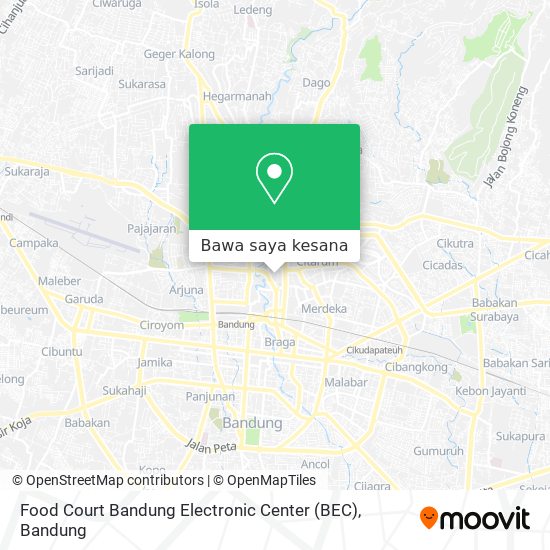 Peta Food Court Bandung Electronic Center (BEC)