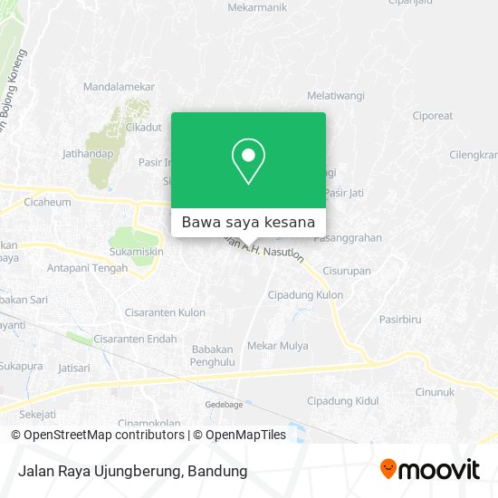 Peta Jalan Raya Ujungberung
