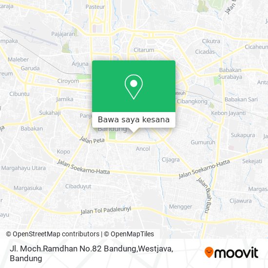 Peta Jl. Moch.Ramdhan No.82 Bandung,Westjava