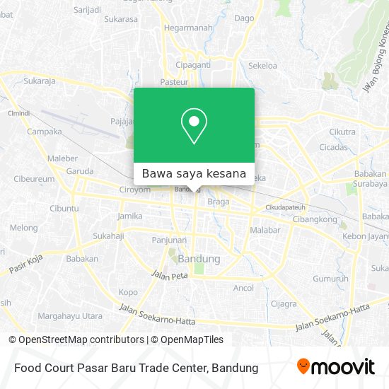 Peta Food Court Pasar Baru Trade Center