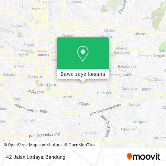 Peta 42 Jalan Lodaya