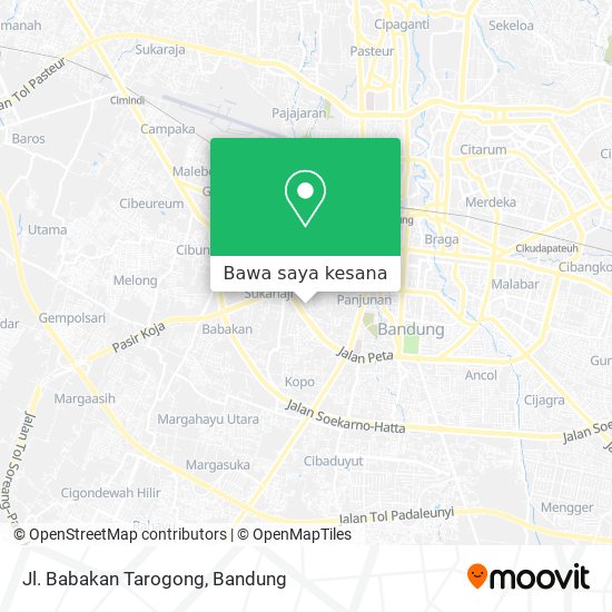 Peta Jl. Babakan Tarogong
