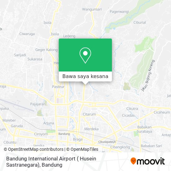 Peta Bandung International Airport
( Husein Sastranegara)