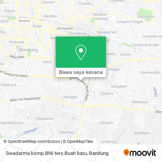 Peta Swadarma komp.BNI ters.Buah batu