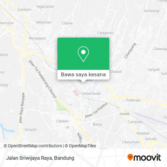 Peta Jalan Sriwijaya Raya