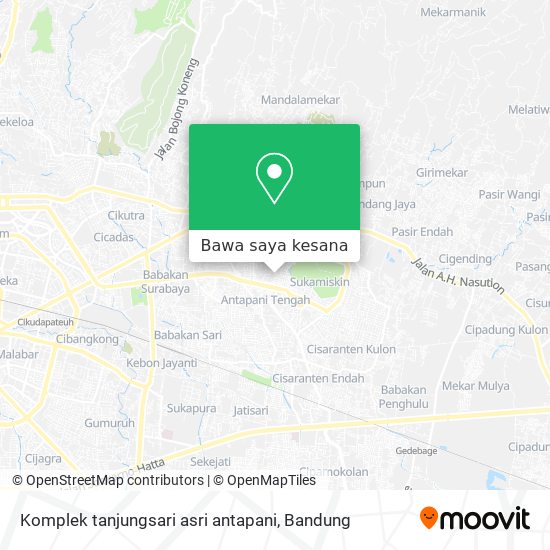 Peta Komplek tanjungsari asri antapani