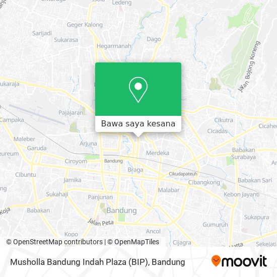 Peta Musholla Bandung Indah Plaza (BIP)